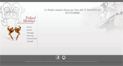 Desktop Screenshot of nakedmonkeytattoo.com